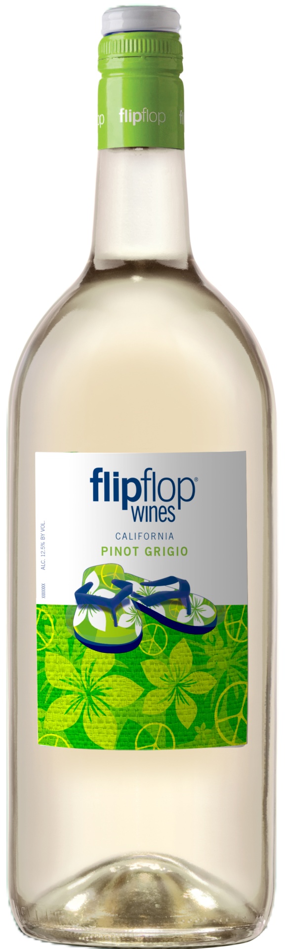 slide 1 of 2, flipflop Pinot Grigio White Wine, 1.5 liter