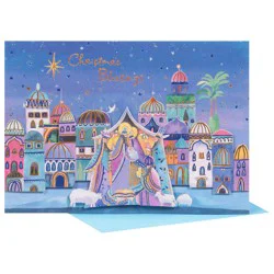 Papyrus Christmas Blessings Card 1 ea