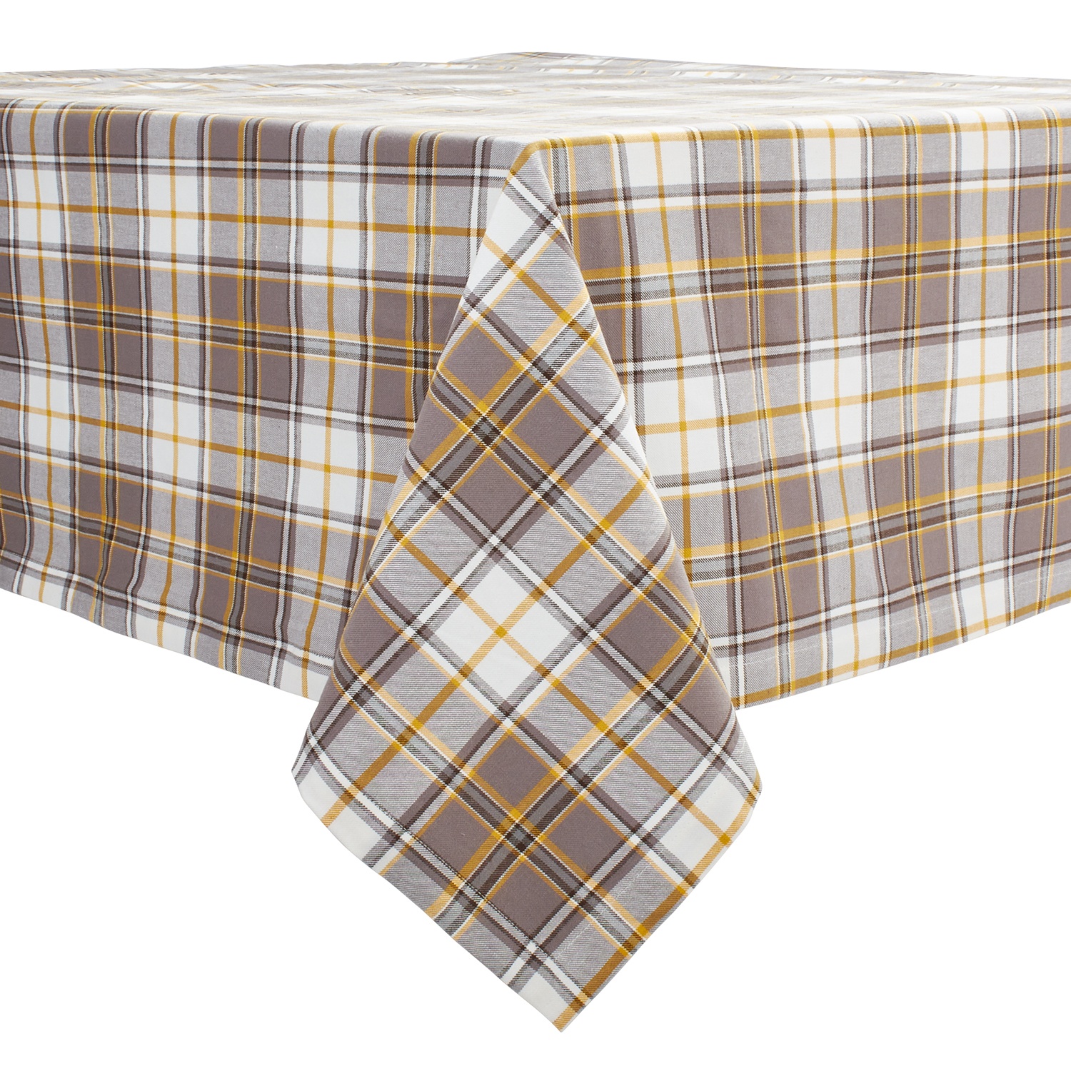 slide 1 of 1, Sur La Table Fall Plaid Tablecloth, 120 in x 70 in