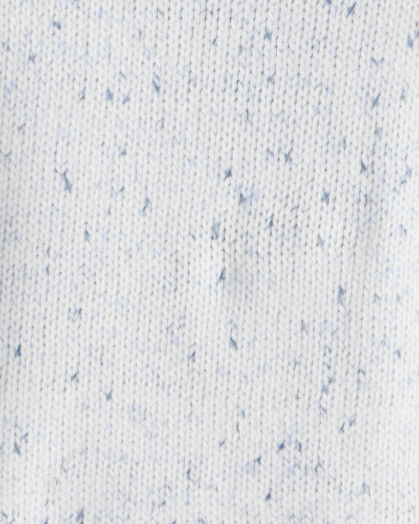 slide 2 of 2, Oshkosh Girls Mock Neck Sweater - Blue Grey 7, 1 ct