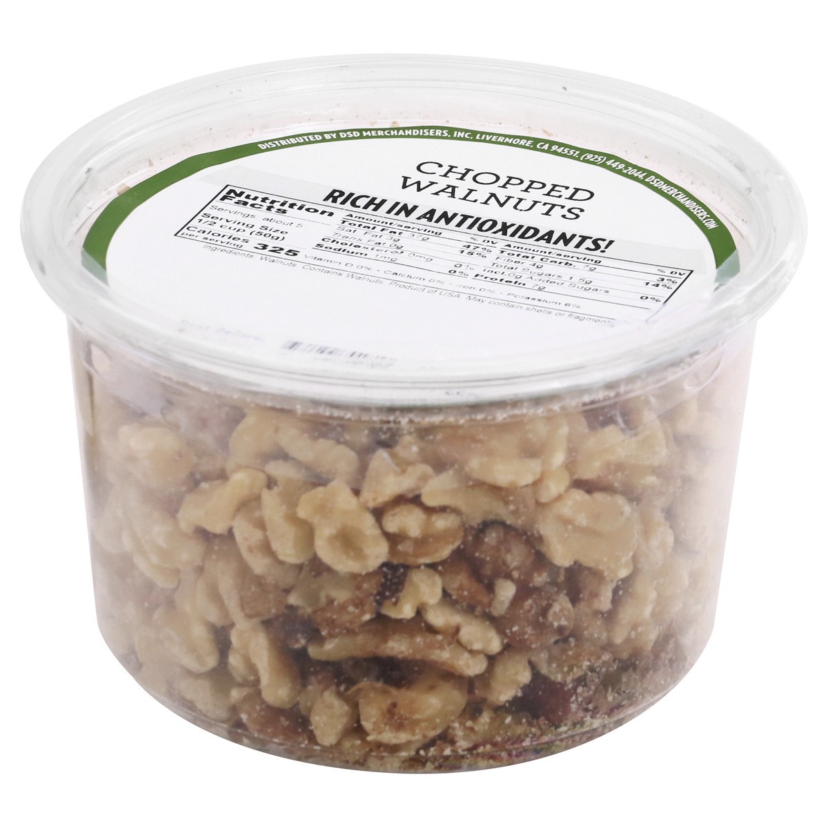 slide 12 of 13, DSD Merchandisers Chopped Walnuts 9 oz, 9 oz