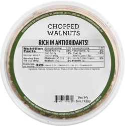 DSD Merchandisers Chopped Walnuts 9 oz