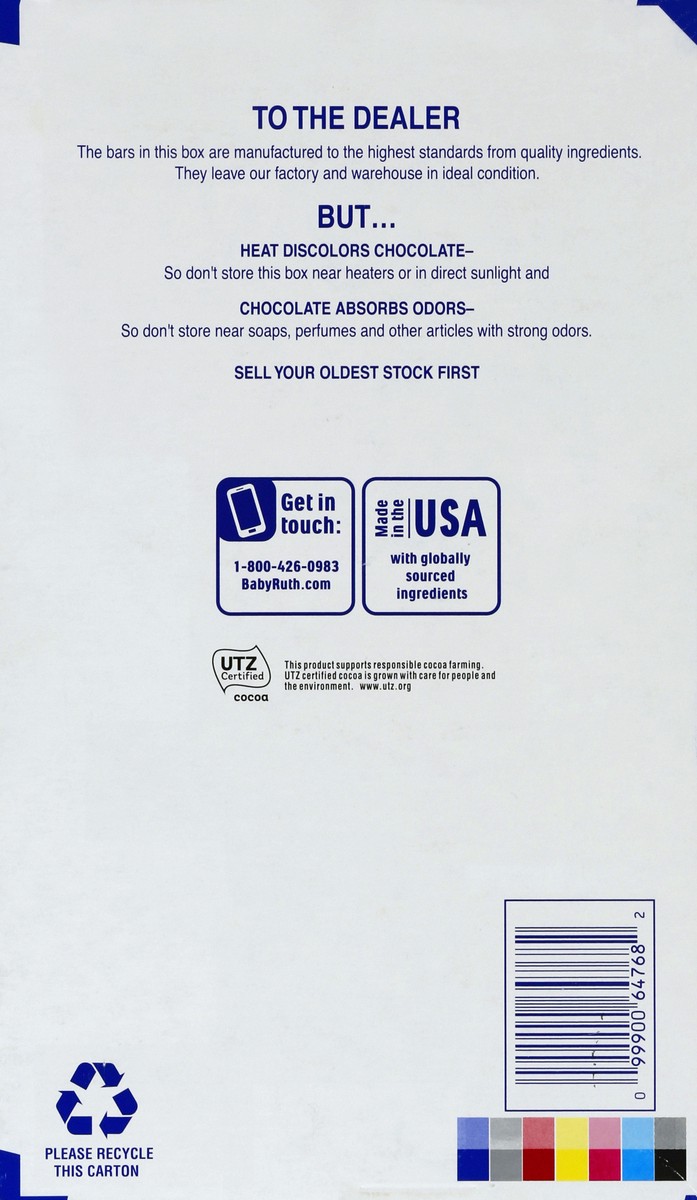 slide 2 of 6, Baby Ruth Singles Carton 157996 - Evday - Us50Fp 24-1.9 Oz Bars, 24 ct