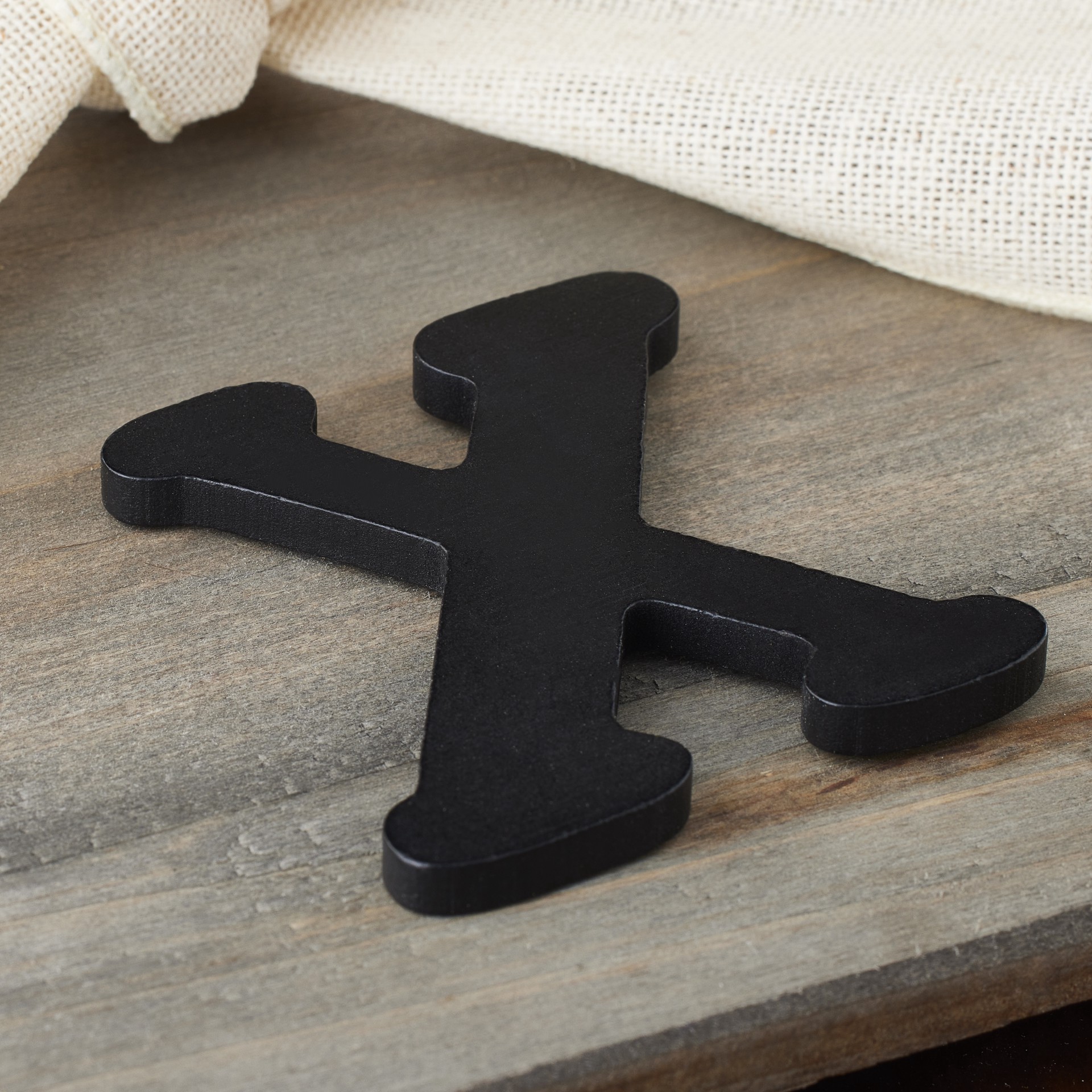 slide 2 of 2, 2.5" Black Mdf Whimsy Letter By Make Market, 2.5 in