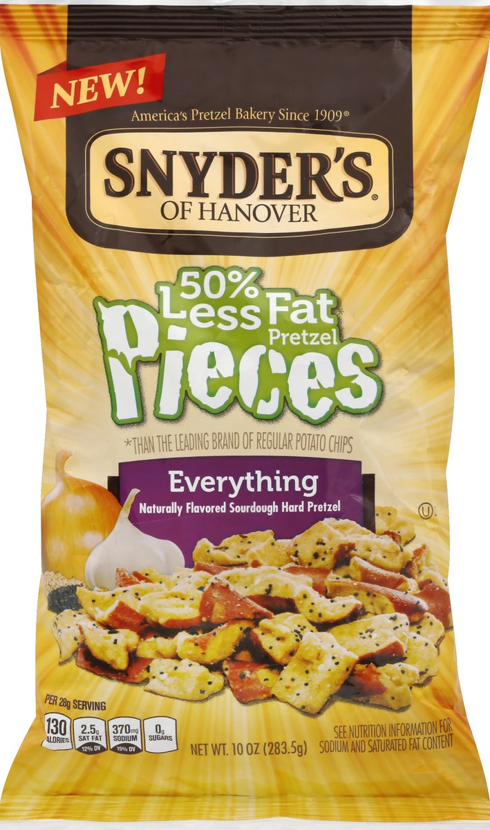 slide 5 of 5, Snyder's of Hanover Reduced Fat Everything Pieces, 10 oz