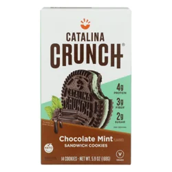 Catalina Crunch Mint Chocolate Cookie Sandwich