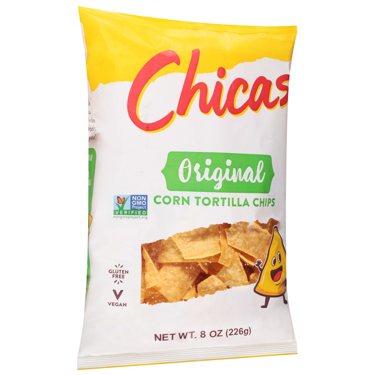 slide 4 of 9, Chicas Corn Tortilla Chips, 8 oz
