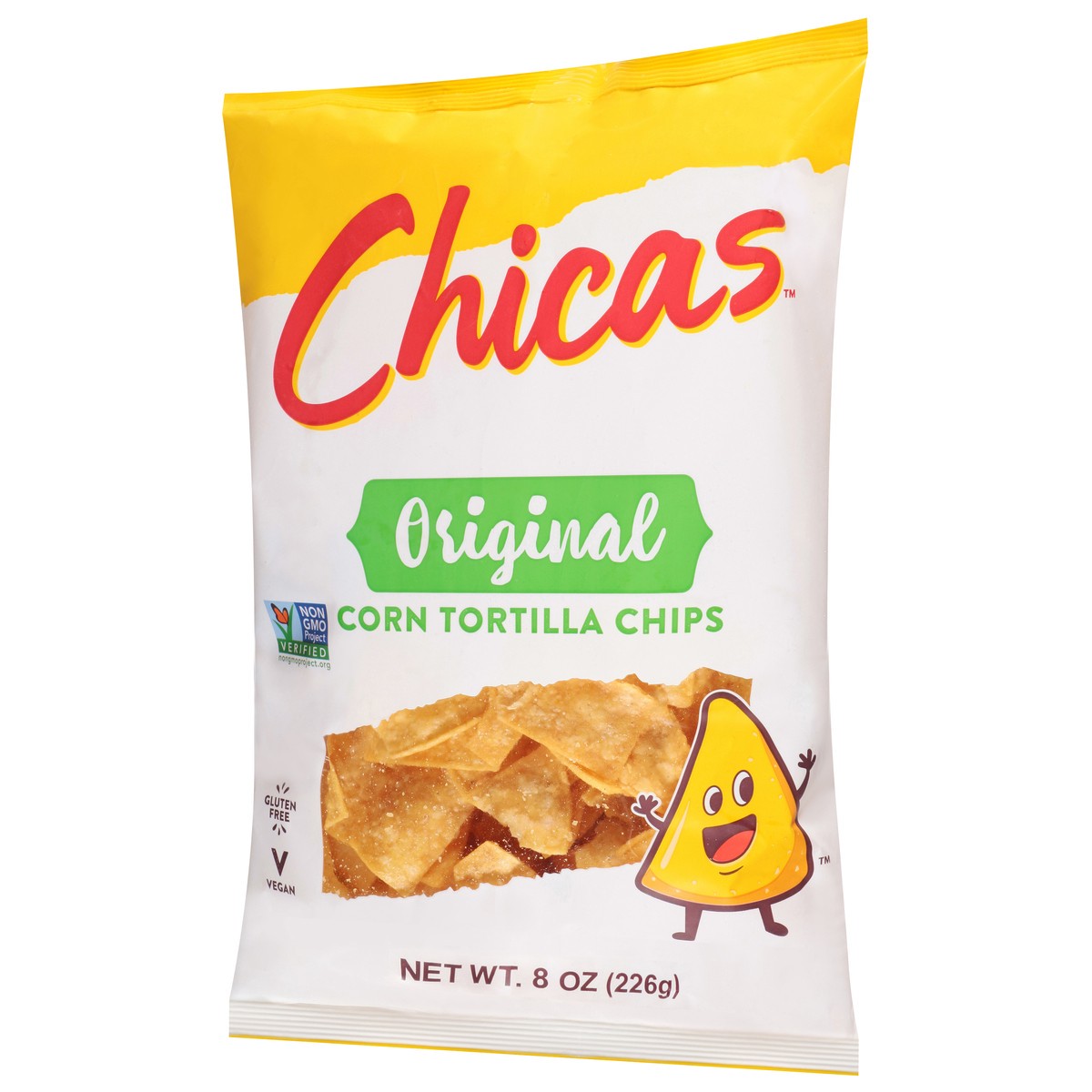 slide 5 of 9, Chicas Corn Tortilla Chips, 8 oz