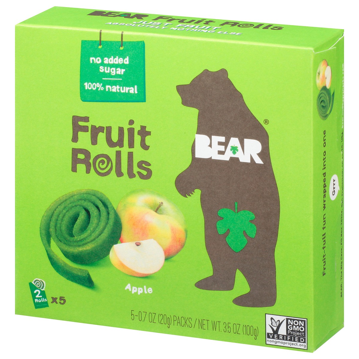 slide 3 of 9, Bear Yoyo Apple Fruit Rolls, 5 ct; 0.7 oz