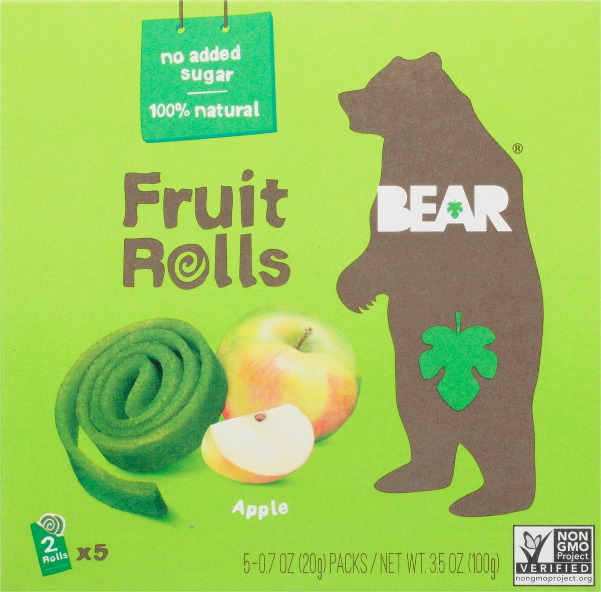 slide 6 of 9, Bear Yoyo Apple Fruit Rolls, 5 ct; 0.7 oz