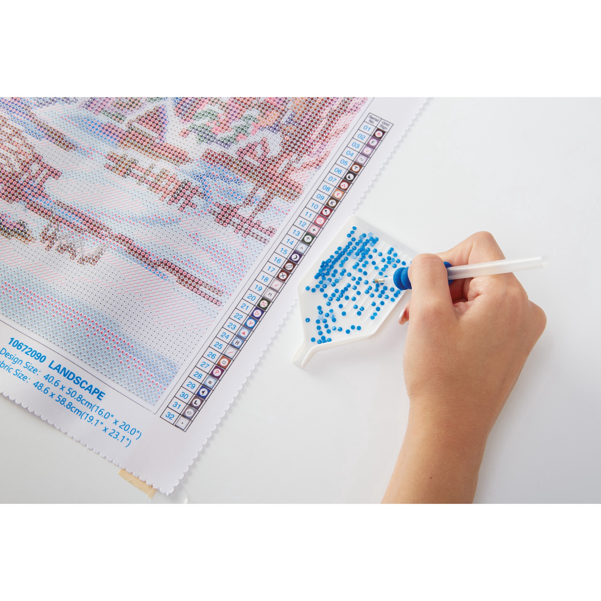 slide 6 of 6, Lake Forest Diamond Art Kit By Make Market, 18 in x 24 in