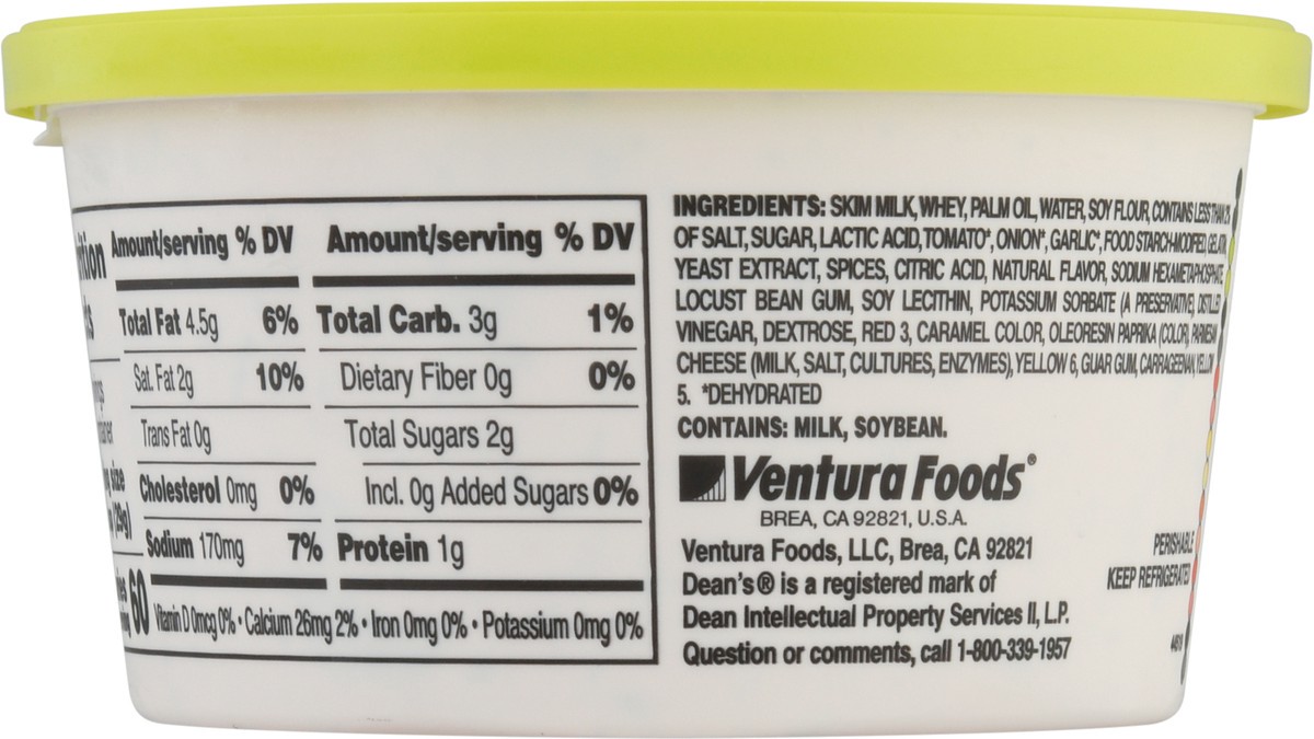 slide 7 of 14, Dean's Classic Pepperoni Pizza Dip 12 oz Tub, 12 oz