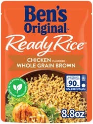 BEN'S ORIGINAL™ READY RICE™, Chicken Flavored Whole Grain Brown, 8.8 oz pouch