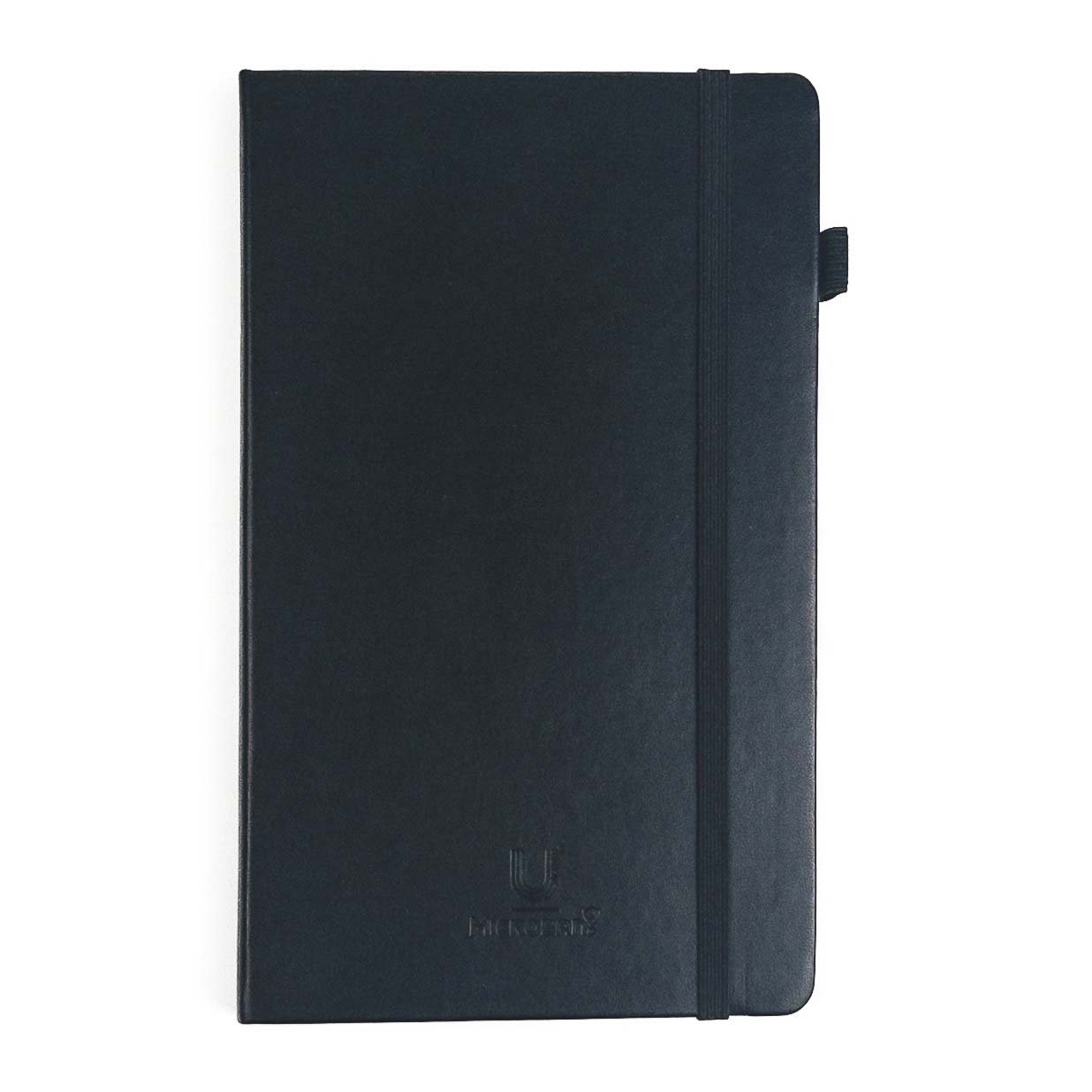 slide 1 of 1, U Style Microban Antimicrobial Hardcover Casebound Journal - Black, 1 ct