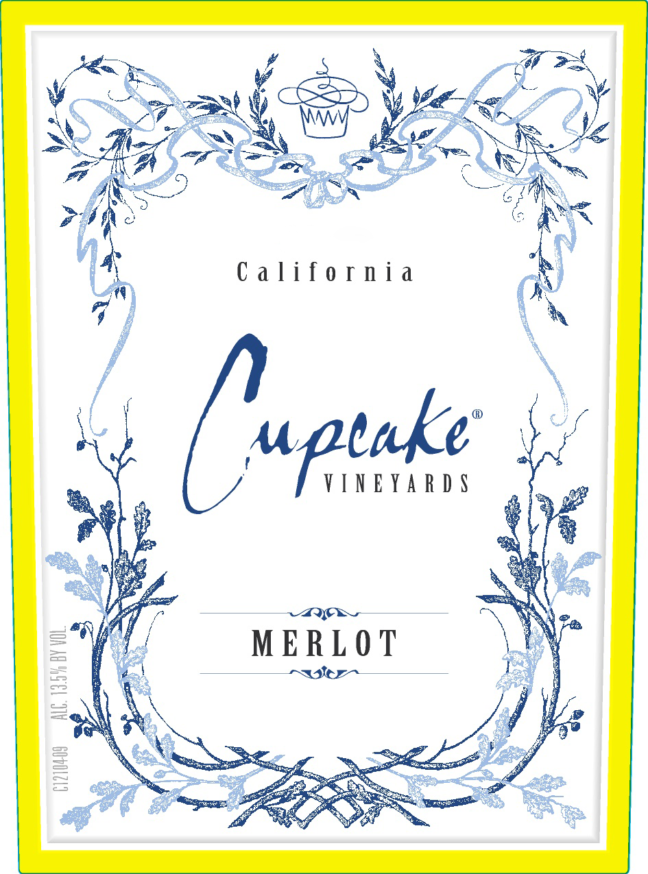 slide 3 of 4, Cupcake Merlot, Red Wine, California 2018, 1 ct, 750ml Bottle, 750 ml