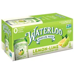 Waterloo Lemon-Lime Sparkling Water - 8 ct