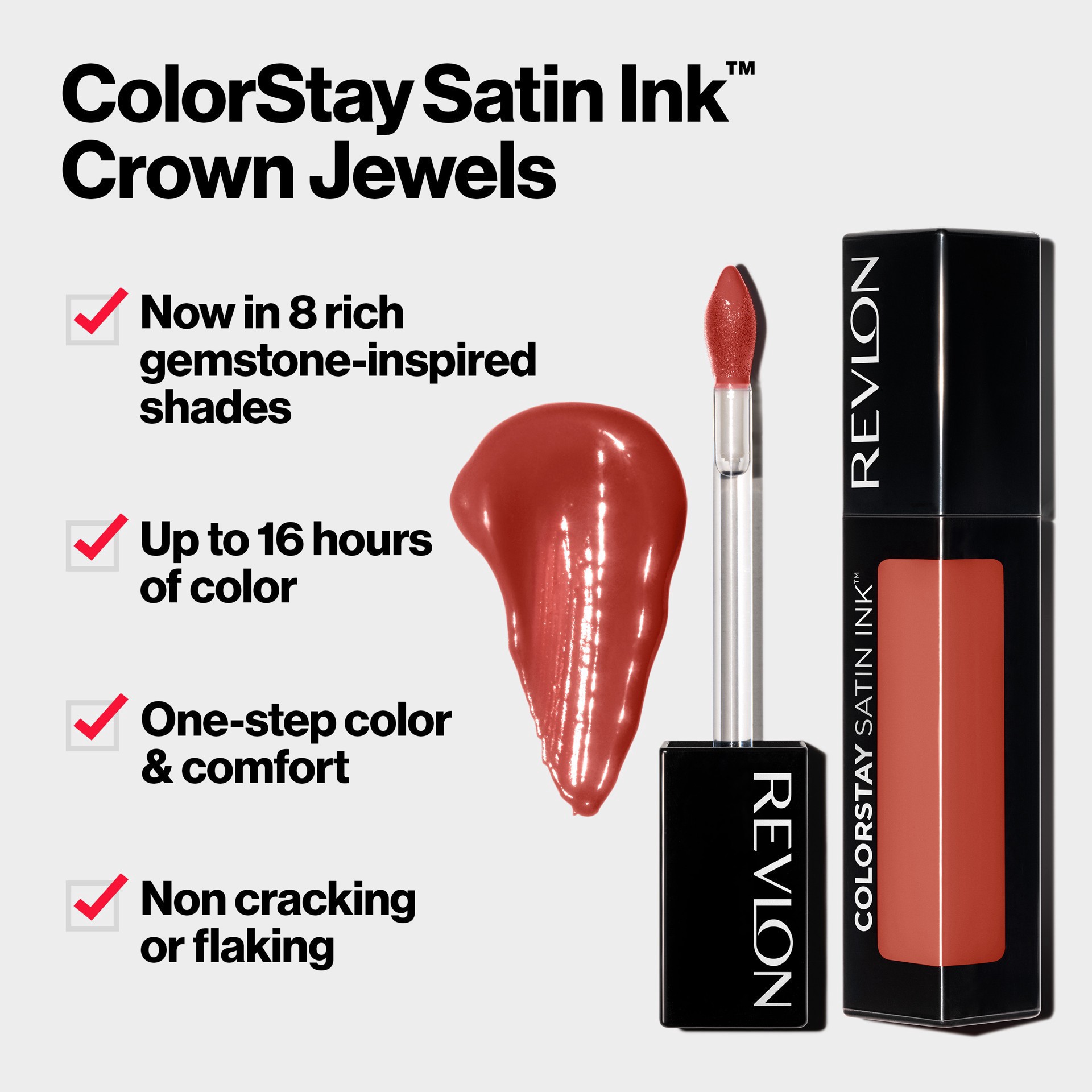 slide 5 of 7, Revlon ColorStay Satin Ink Crown Jewel, Lady Topaz, 032 lady topaz, 0.17 fl oz