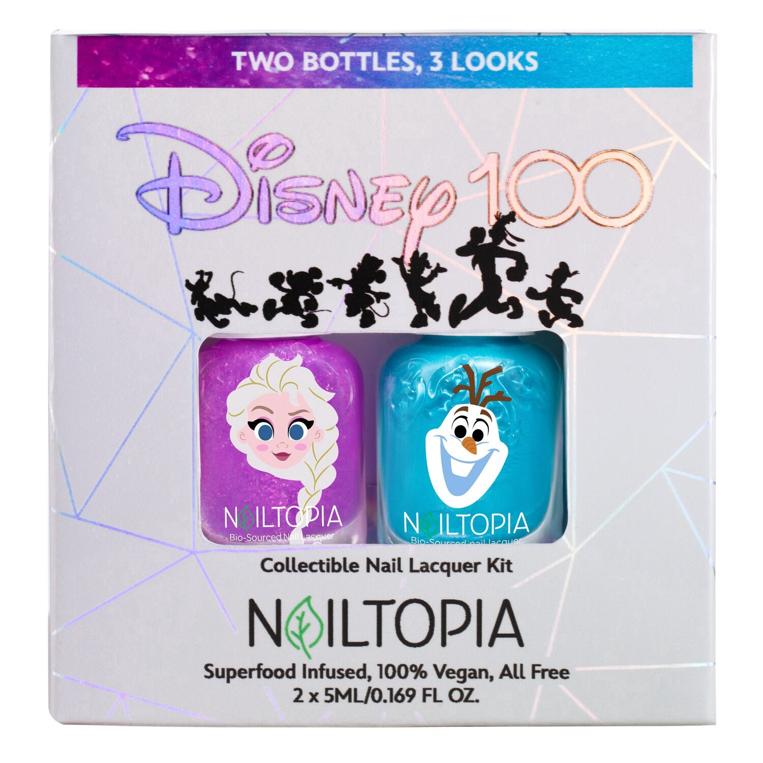 slide 1 of 1, Nt Elsa Olaf Polish Duo, 2 ct