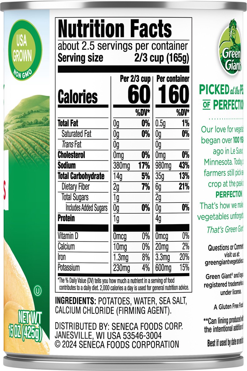 slide 9 of 9, Green Giant Whole White Potato, 15 oz