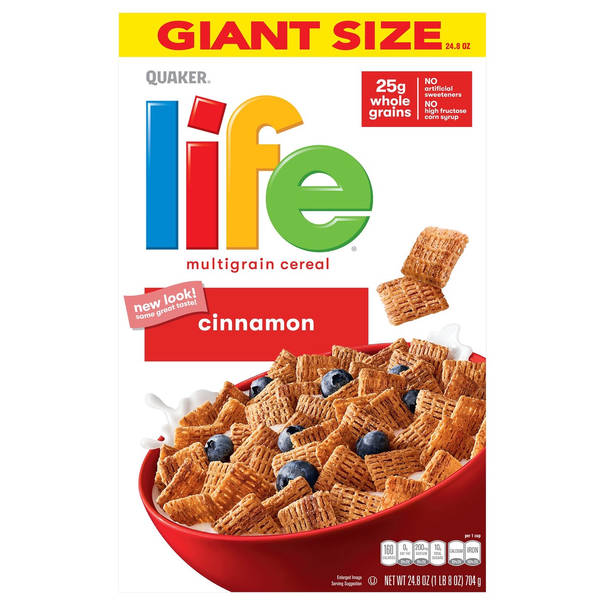 slide 1 of 5, Quaker Life Multigrain Cereal Cinnamon 24.8 Oz, 24.8 oz