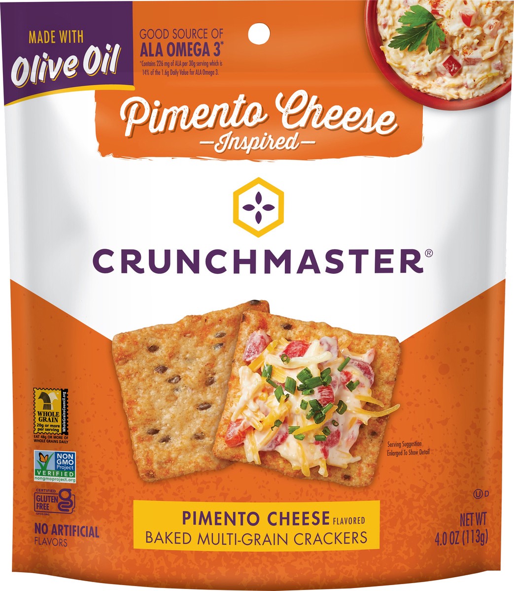 slide 5 of 8, Crunchmasters Pimento Cheese, 4 oz