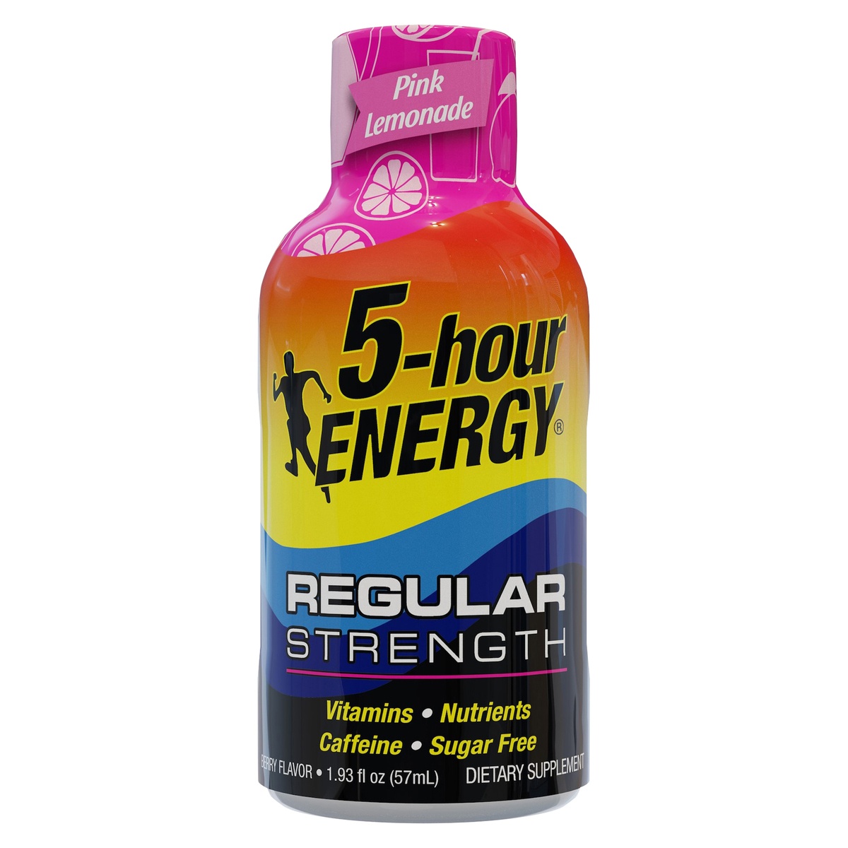 slide 1 of 1, 5-hour ENERGY Shot, Regular Strength, Pink Lemonade, 1.93 oz