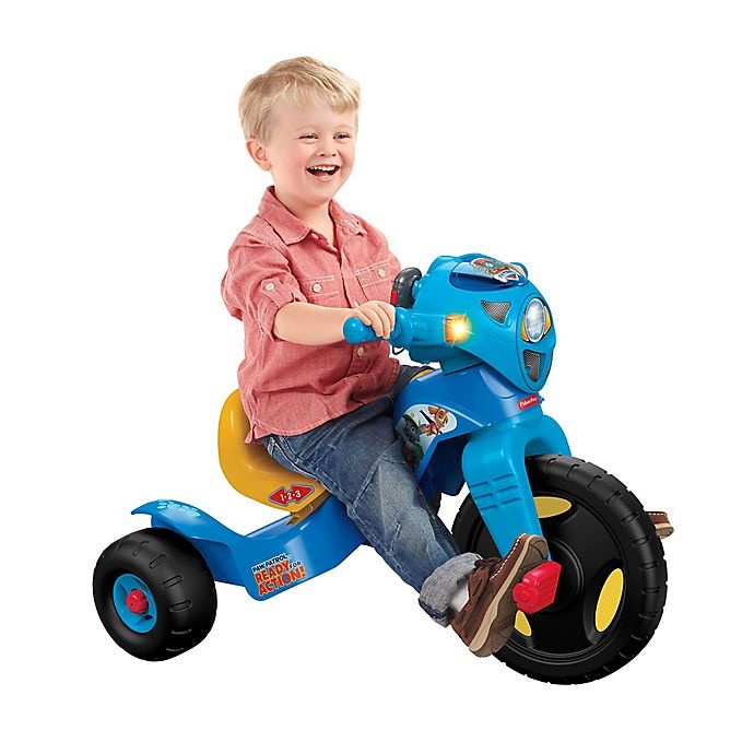 slide 3 of 5, Fisher-Price Nickelodeon PAW Patrol Lights & Sounds Trike - Blue, 1 ct