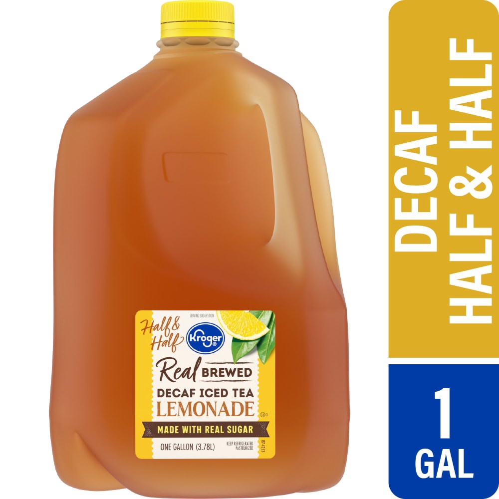 slide 1 of 4, Kroger Decaf Iced Tea Lemonade, 1 gal