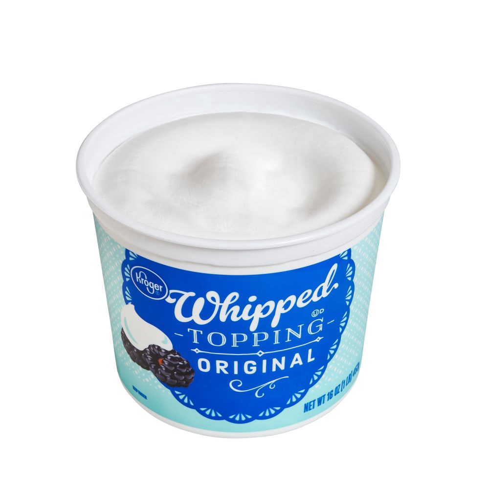 slide 3 of 3, Kroger Original Whipped Topping, 16 oz