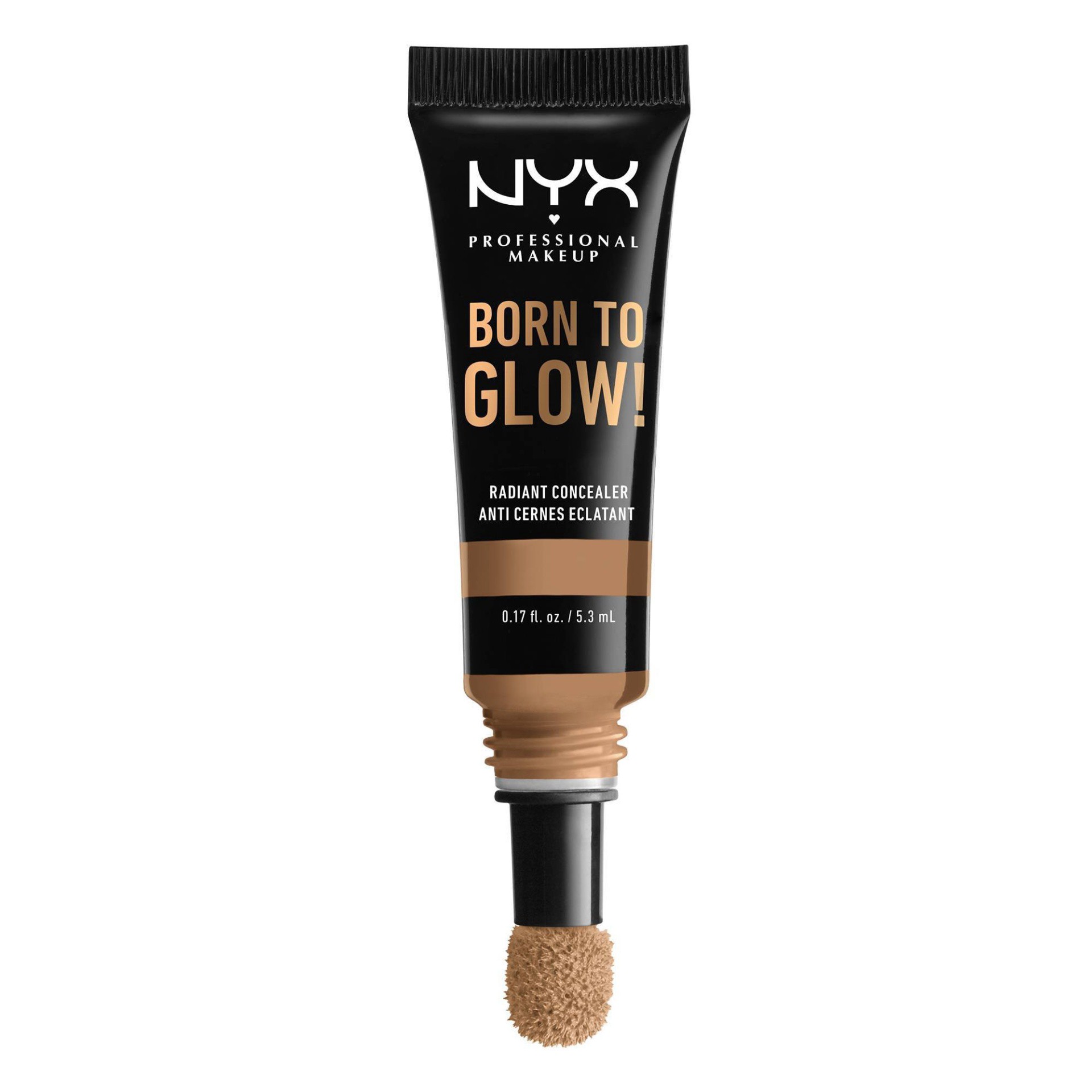 slide 1 of 4, NYX Professional Makeup Born To Glow Radiant Concealer - 13 Golden Medium - 0.17 fl oz, 0.17 fl oz