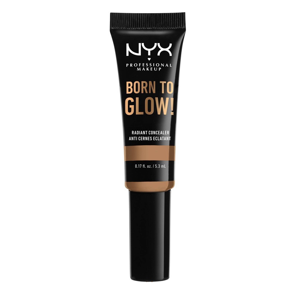 slide 3 of 4, NYX Professional Makeup Born To Glow Radiant Concealer - 13 Golden Medium - 0.17 fl oz, 0.17 fl oz