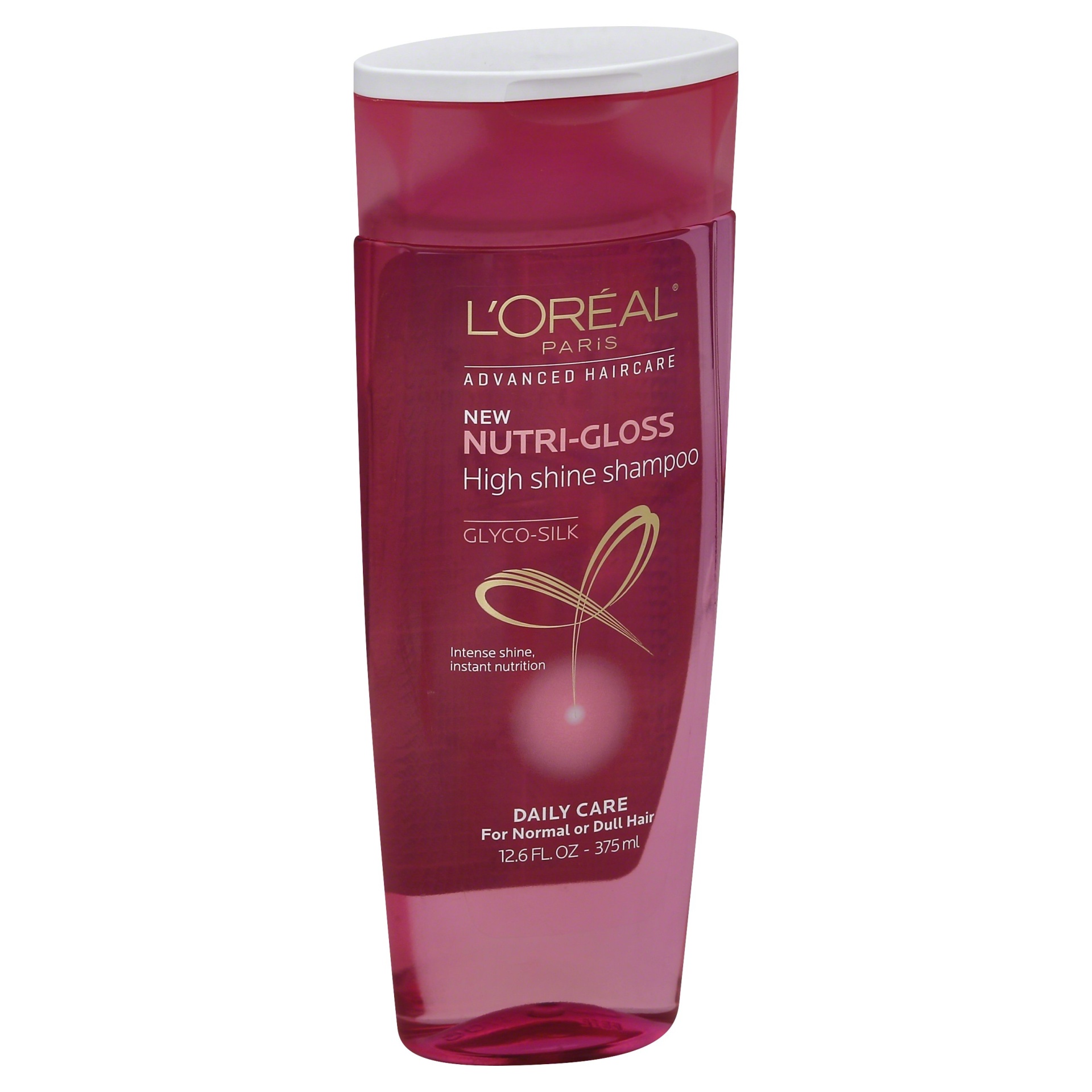 slide 1 of 2, L'Oréal Advanced Haircare Nutrigloss Shampoo, 12.6 oz