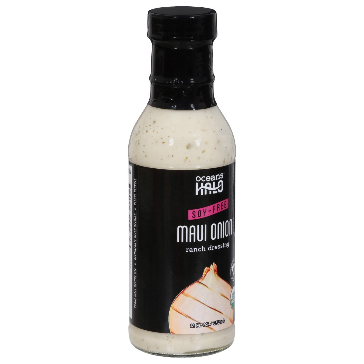 slide 5 of 9, Ocean's Halo Maui Onion Style Ranch Dressing, Soy-Free, 12 oz