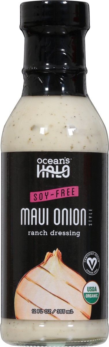 slide 4 of 9, Ocean's Halo Maui Onion Style Ranch Dressing, Soy-Free, 12 oz