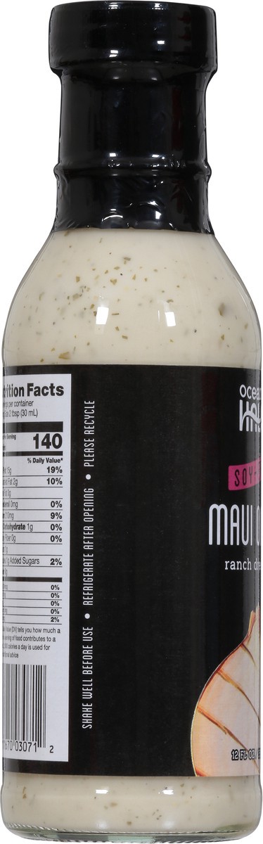 slide 3 of 9, Ocean's Halo Maui Onion Style Ranch Dressing, Soy-Free, 12 oz