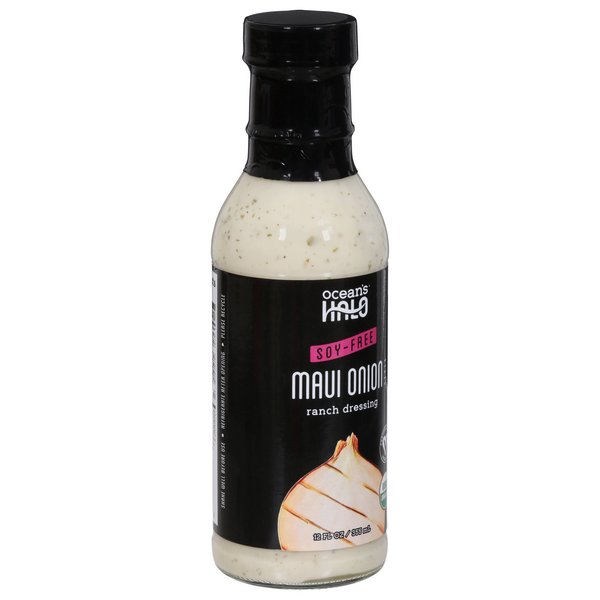 slide 1 of 9, Ocean's Halo Maui Onion Style Ranch Dressing, Soy-Free, 12 oz