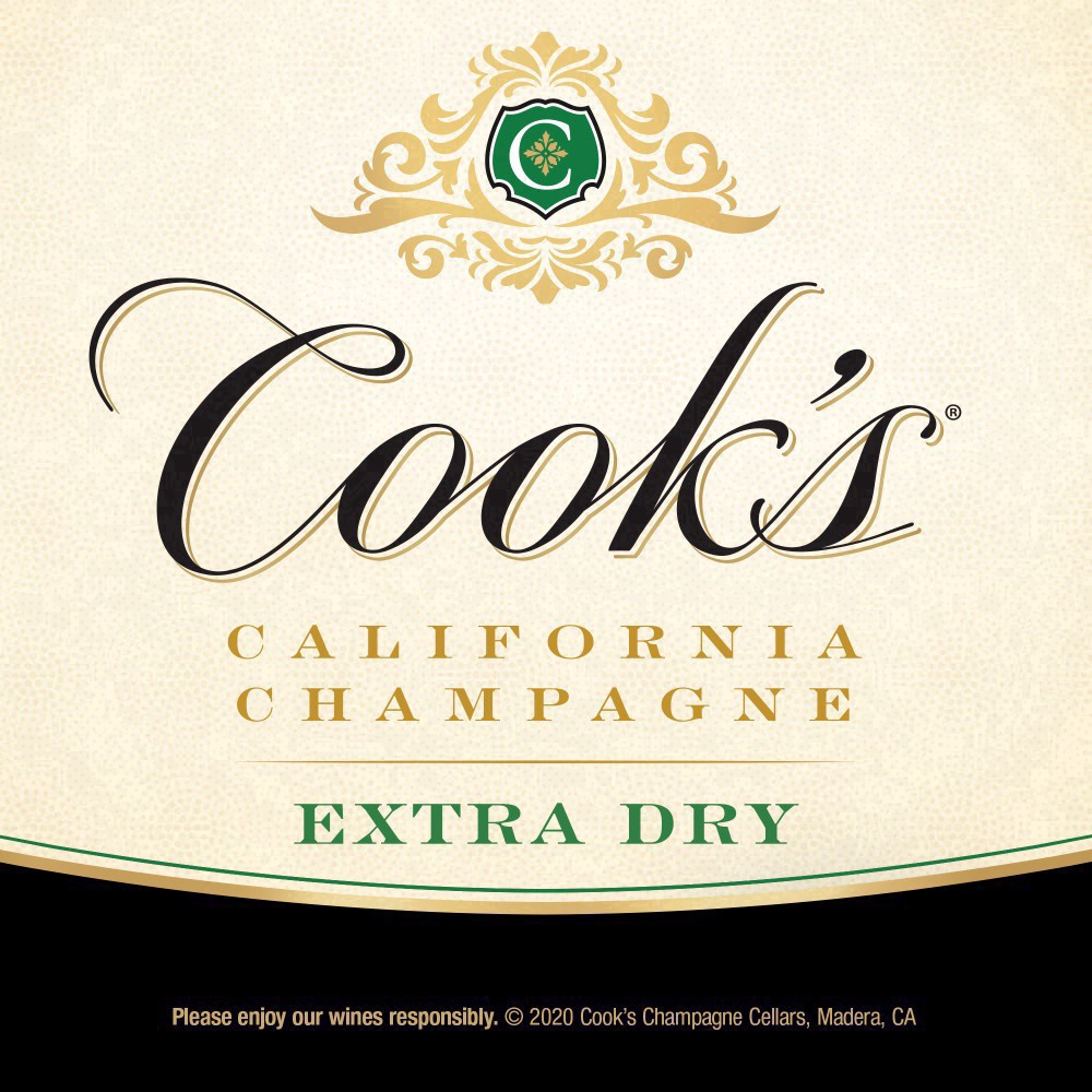 slide 11 of 15, Cook's California Champagne Extra Dry White Sparkling Wine, 1 ct