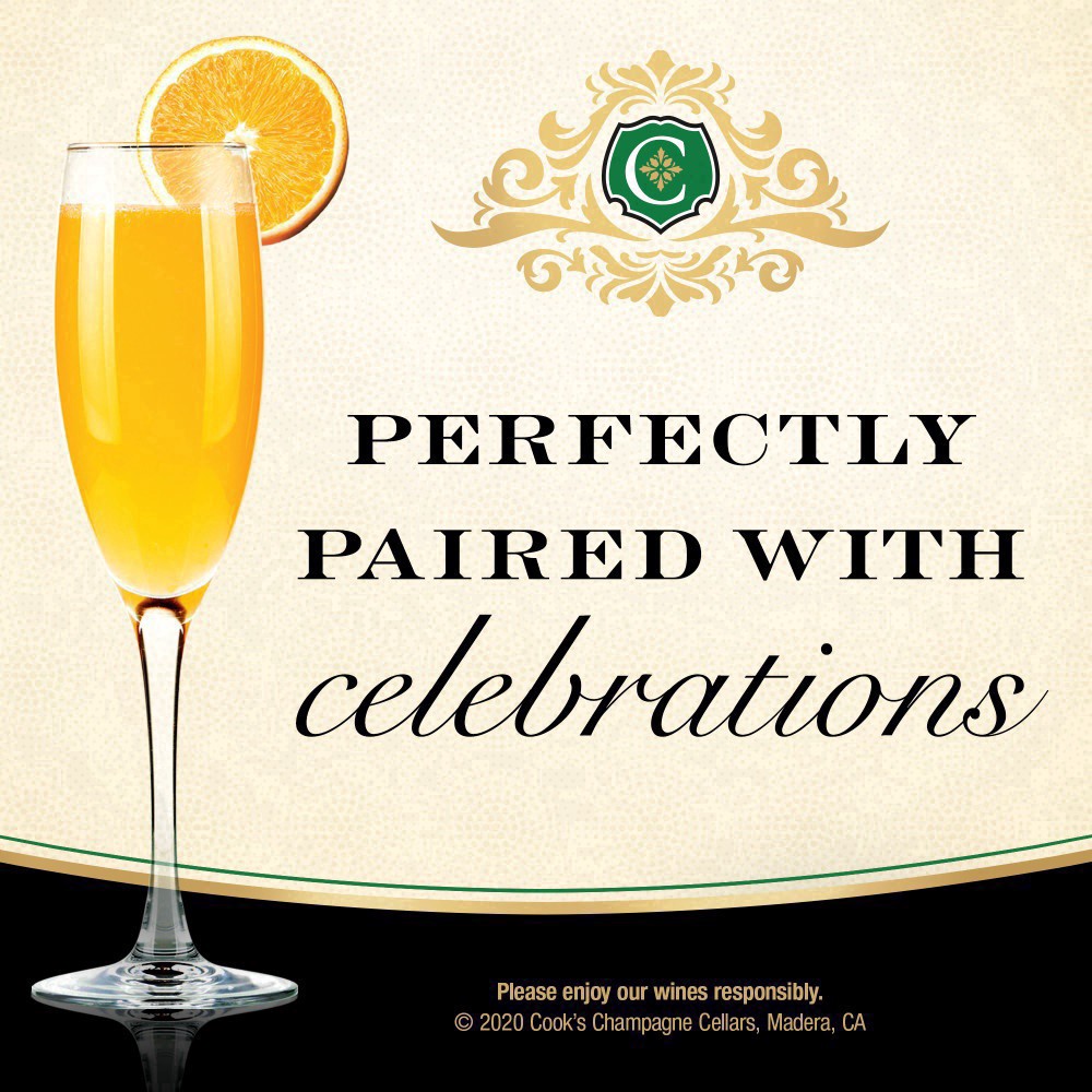 slide 7 of 15, Cook's California Champagne Extra Dry White Sparkling Wine, 1 ct