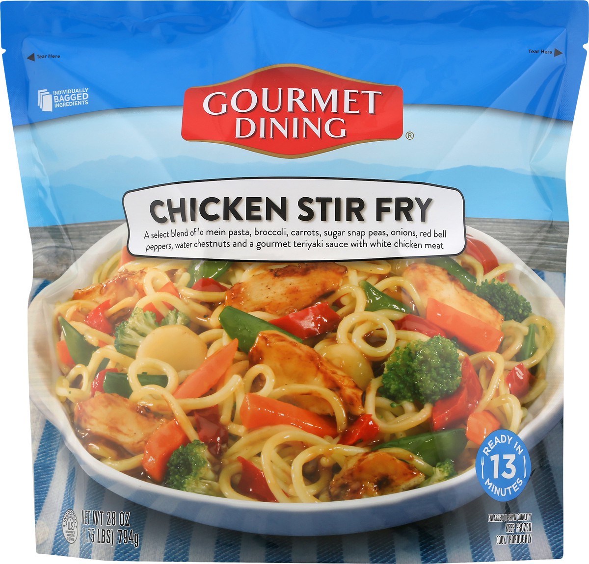 slide 7 of 7, Gourmet Dining Gourmet Express Chicken Stir Fry, 28 oz