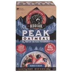 Kodiak Cakes Peakoatmeal Berries & Cream