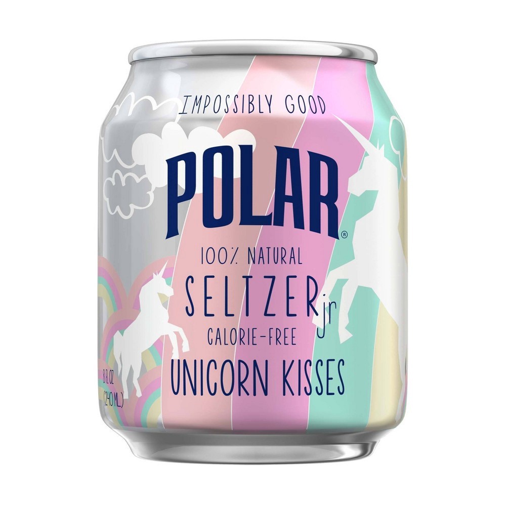 slide 2 of 4, Polar Beverages Polar Unicorn Kisses 100% Natural Jr. Seltzer Water, 6 ct; 8 fl oz