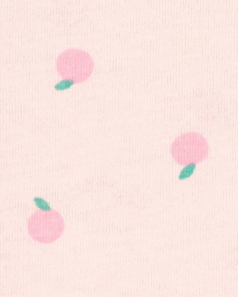 slide 2 of 2, Carter's Toddler Orange Print Short-Sleeve Fashion Top Pink 5T, 1 ct