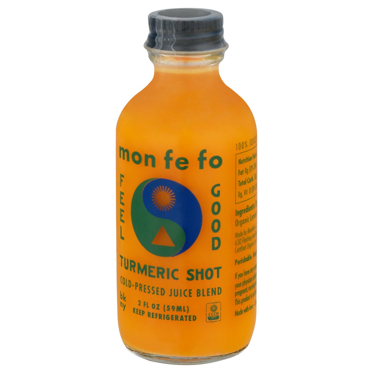 slide 7 of 9, Mon Fe Fo Turmeric Shot - 2 fl oz, 2 fl oz