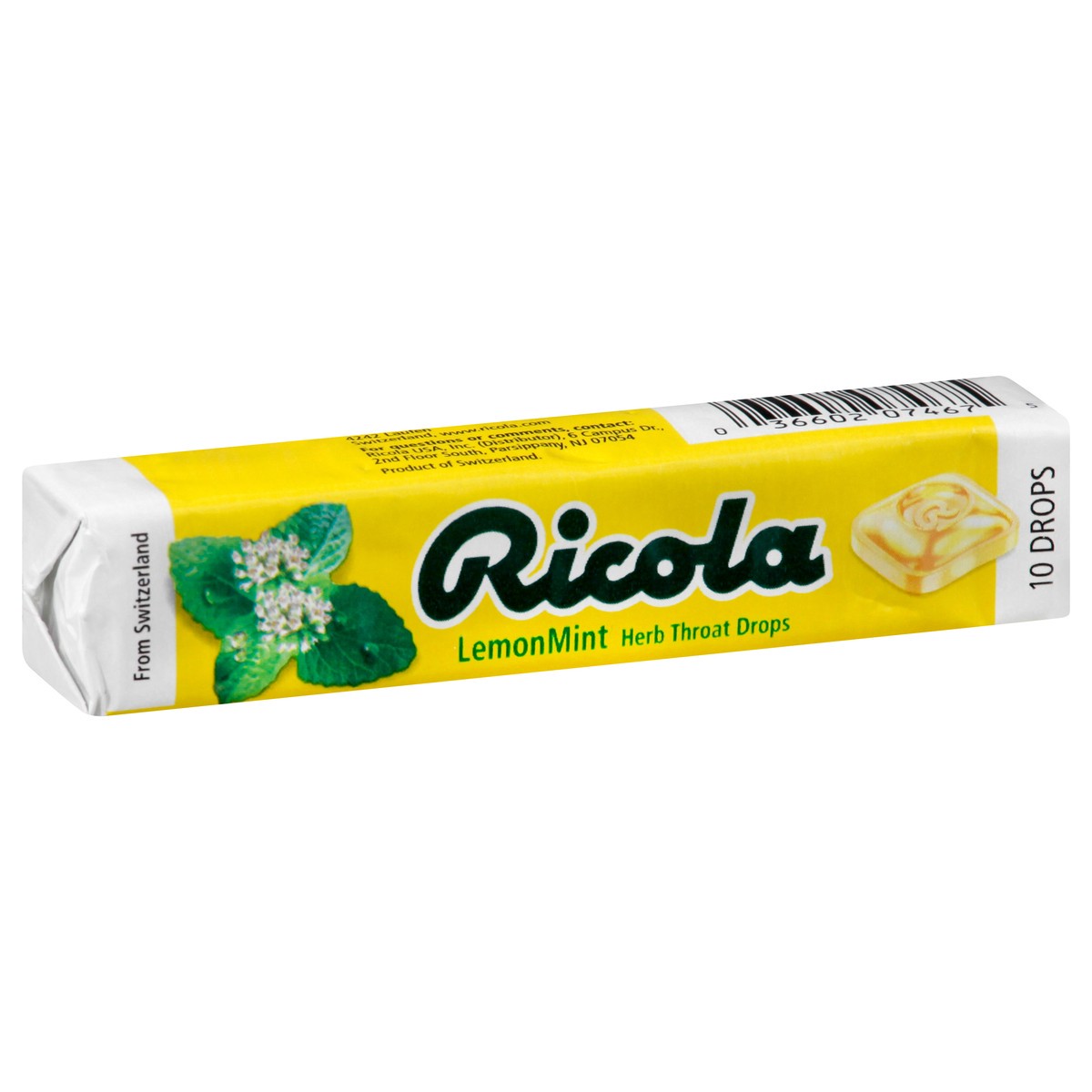 slide 8 of 11, Ricola Lemon Mint Herb Throat Drops 10 ea, 10 ct