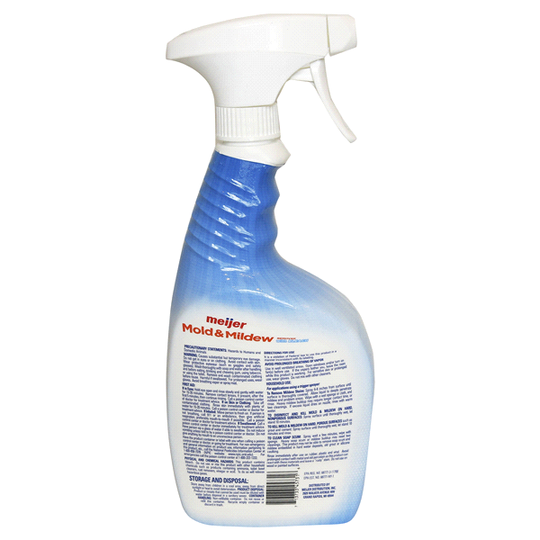 slide 4 of 5, Meijer Mold & Mildew Remover with Bleach, 32 oz