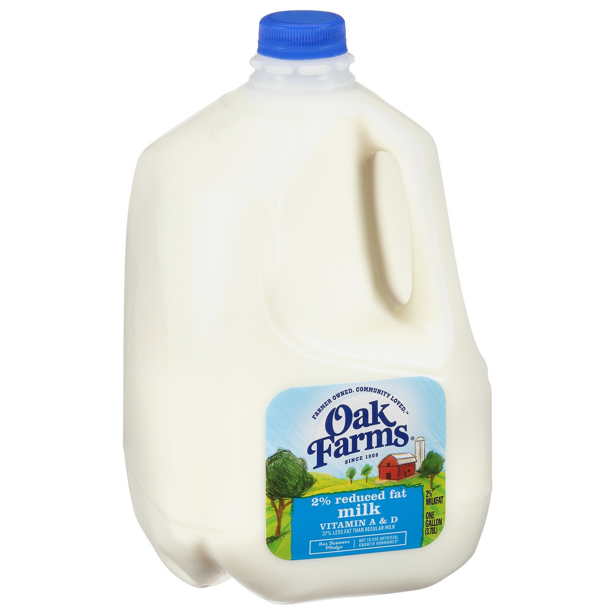 slide 2 of 9, Oak Farms 2% Reduced Fat Milk 1 gl, 1 gal