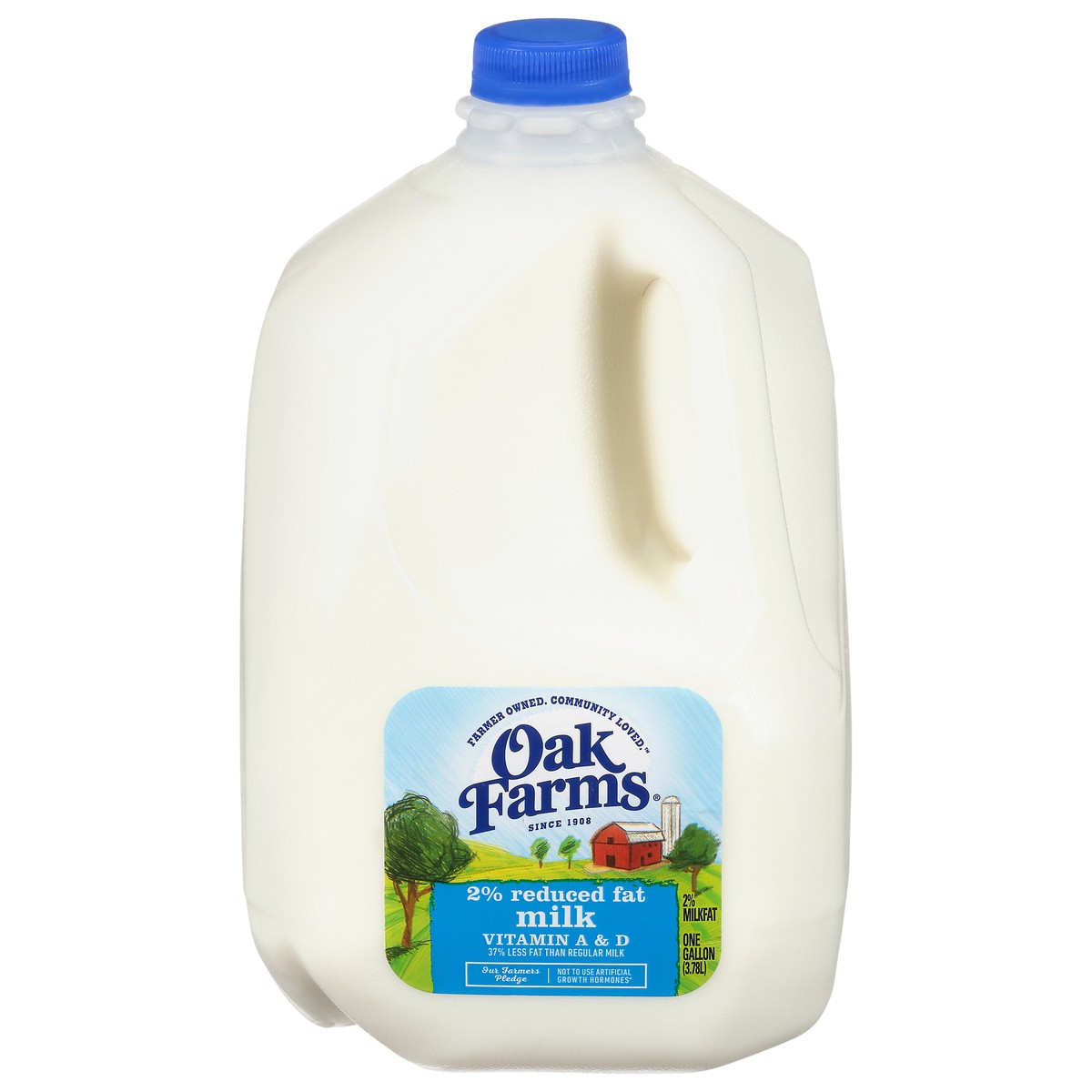 slide 1 of 9, Oak Farms 2% Reduced Fat Milk 1 gl, 1 gal
