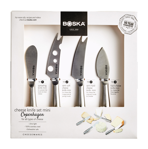 Boska Cheese Knife Set Mini Copenhagen 4 ct Shipt
