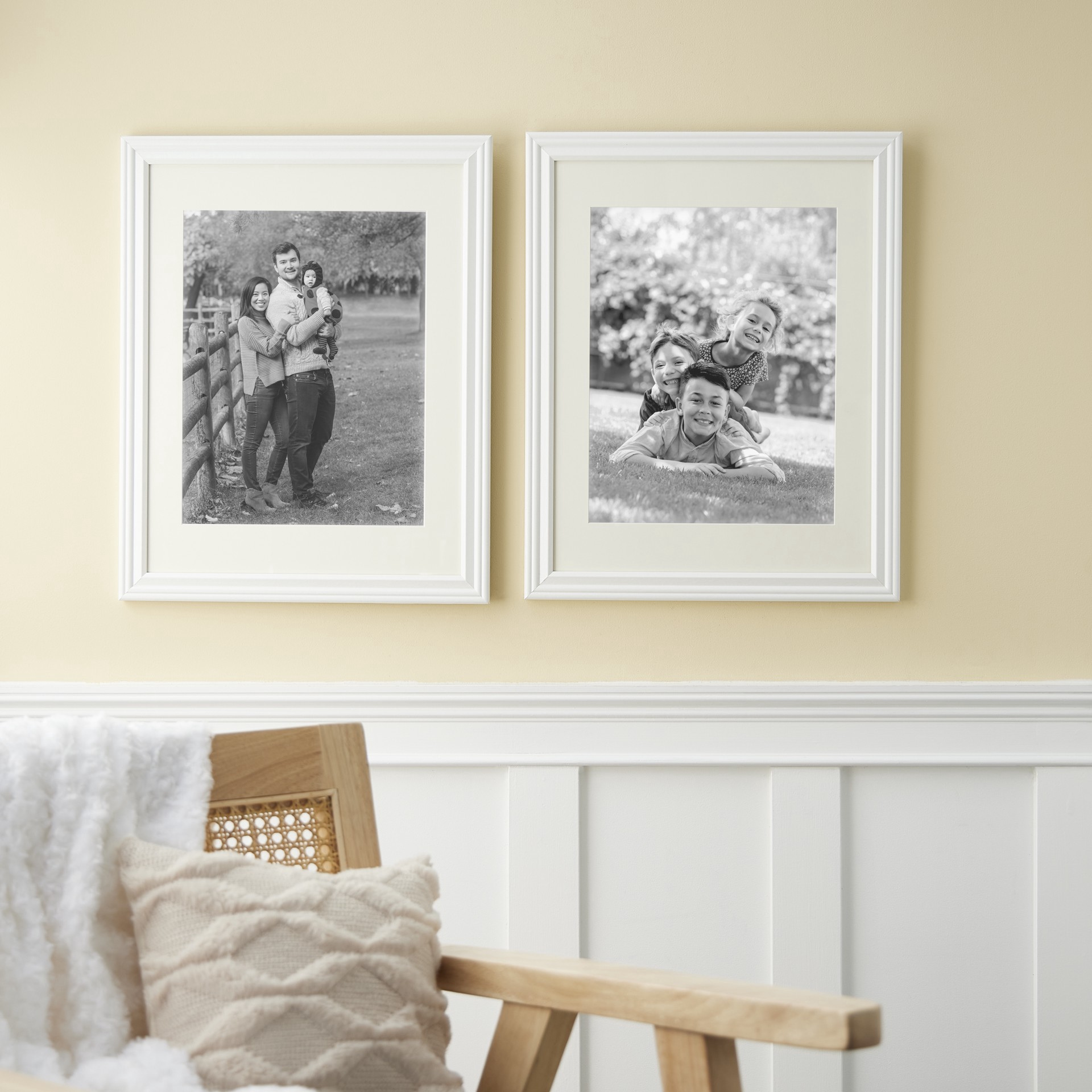 slide 4 of 5, 2 Pack Lifestyles 11" X 14" White Frames With Mat By Studio Decor, 11 in x 14 in
