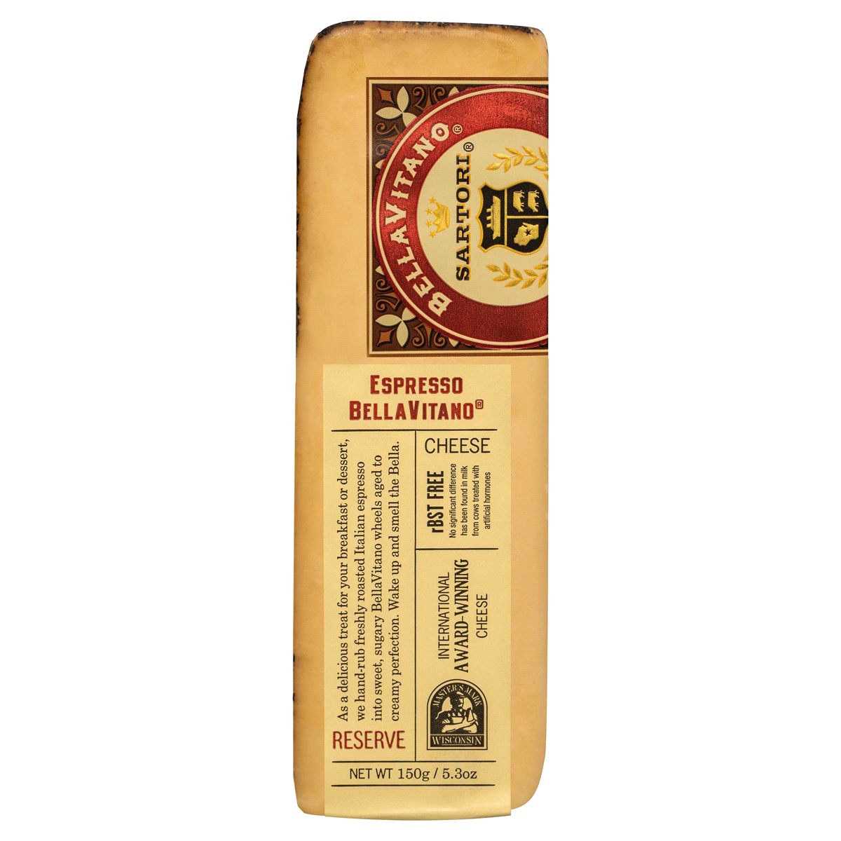 slide 1 of 9, Sartori BellaVitano Espresso Cheese 5.3 oz, 5.3 oz